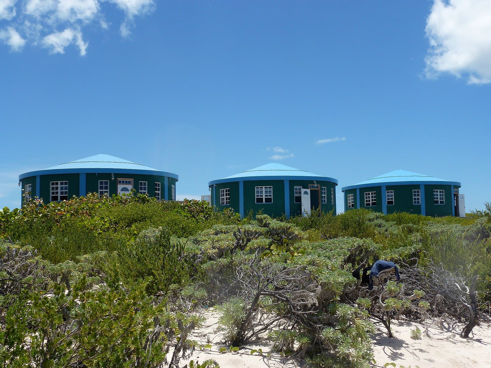 Beach huts at Loblolly